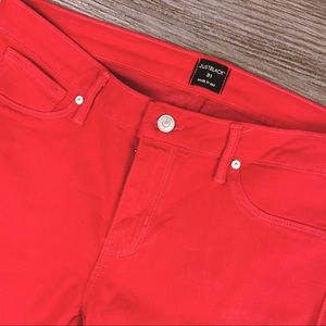 Just Black Stitch Fix Red Skinny Jeans Sz 31